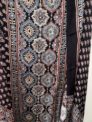 Handworked natural dye pure modal silk top and dupatta 2 piece set